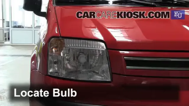 2010 Fiat Panda Active 1.2L 4 Cyl. Lights Headlight (replace bulb)